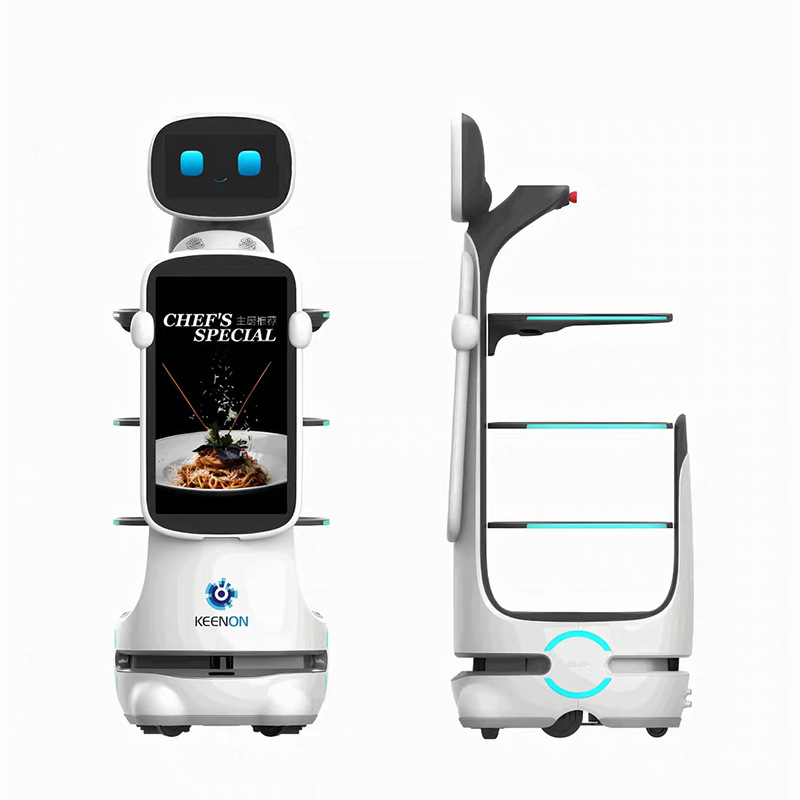 Qinglang T10 Intelligent Food Delivery Robot Hotel Commercial Fully Automatic Restaurant Food Delivery Attendants Available for Rent