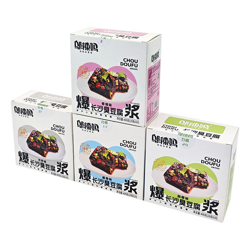 Wu hot mom Changsha stinky tofu Hunan flavor leisure spicy snacks spicy stinky tofu dried 20 packs/box