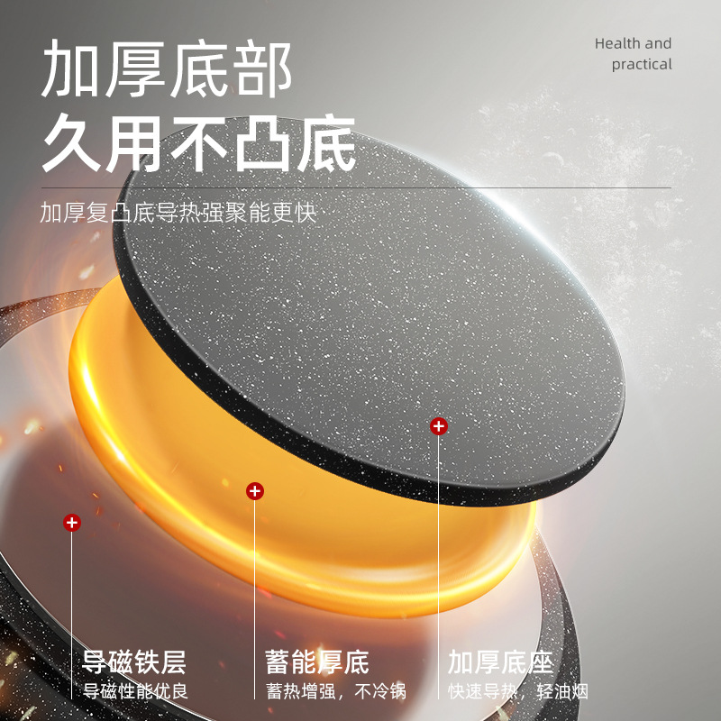A generation of Maifan stone non-stick pan frying pan multifunctional steak pan household frying pan universal stove wholesale
