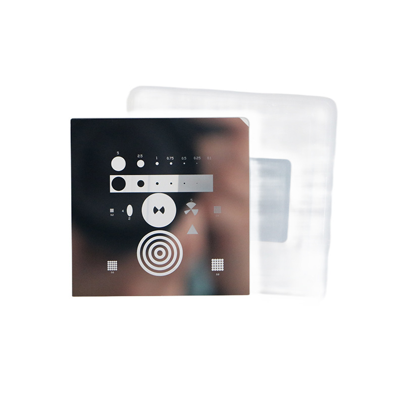 Wanhao Yixin Teaching Film Optical Glass Correction Block Calibration Plate Reticle Two-Dimensional Imaging Instrument Calibration Film