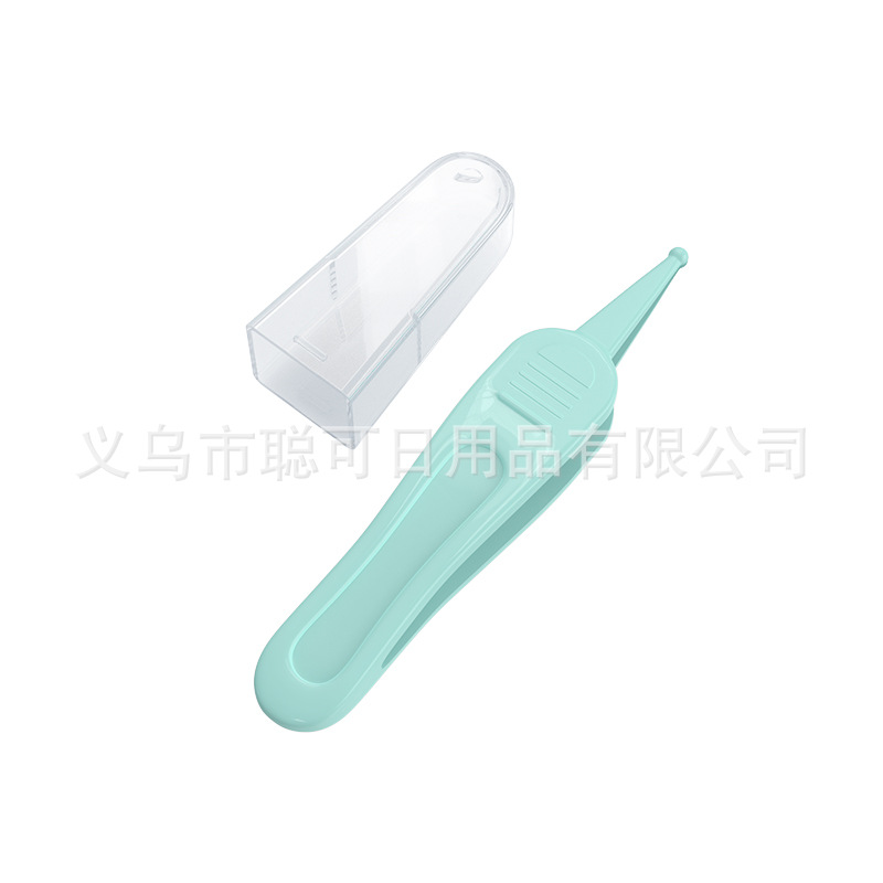 Newborn baby booger clip baby booger tweezers children nostril cleaner baby tweezers round head clip
