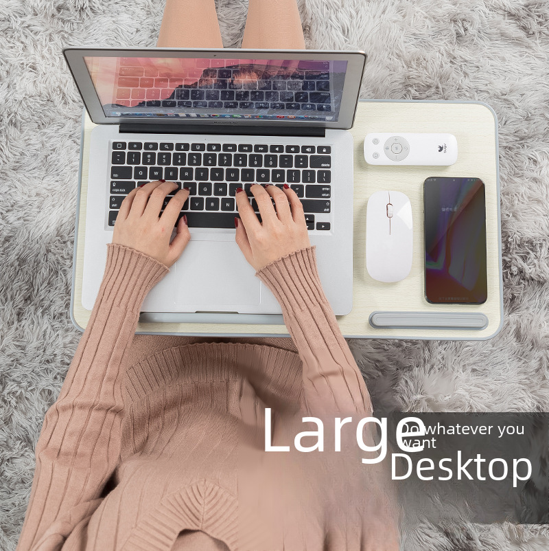 Laptop Desk Bed Desk Foldable Lazy Small Table Bedroom Student Dormitory Study Table Simple