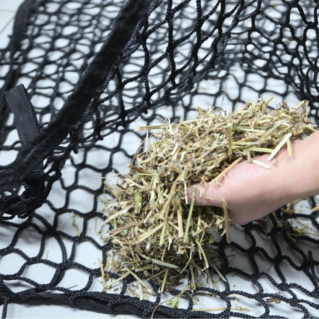 Customized Export Equestrian Hay Bag Large Capacity Hay Bag Hanging Feeding Bag Breeding Grass Feed Net Bag
