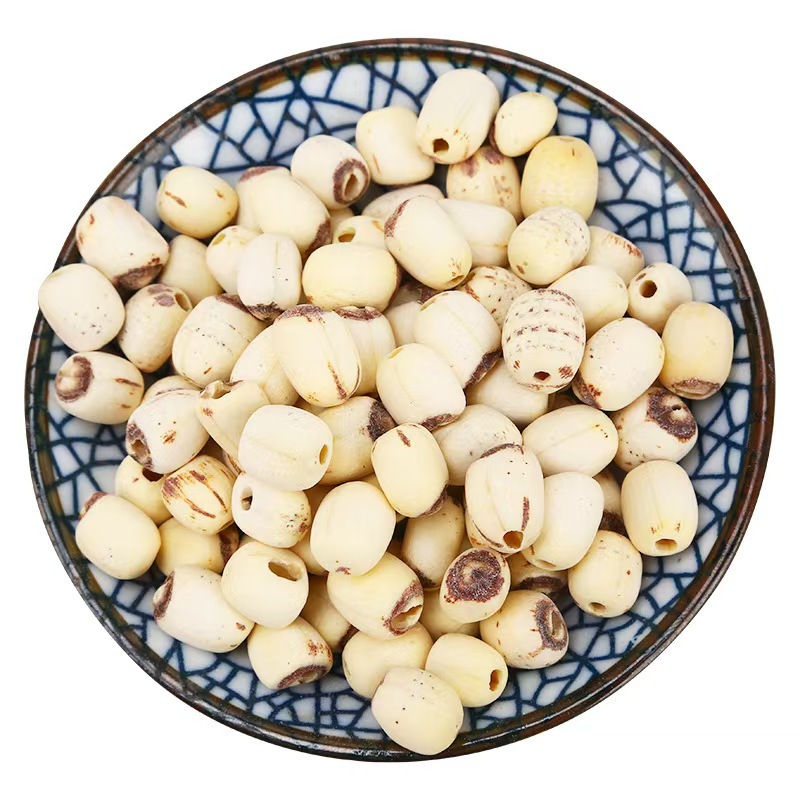 New Lot of Lotus Seeds, Core Removed and Skin Peeled, White Lotus Seeds, Hunan Xiangtan 500g Wholesale, Chinese Medicinal Herb, Premium Grade Anhui