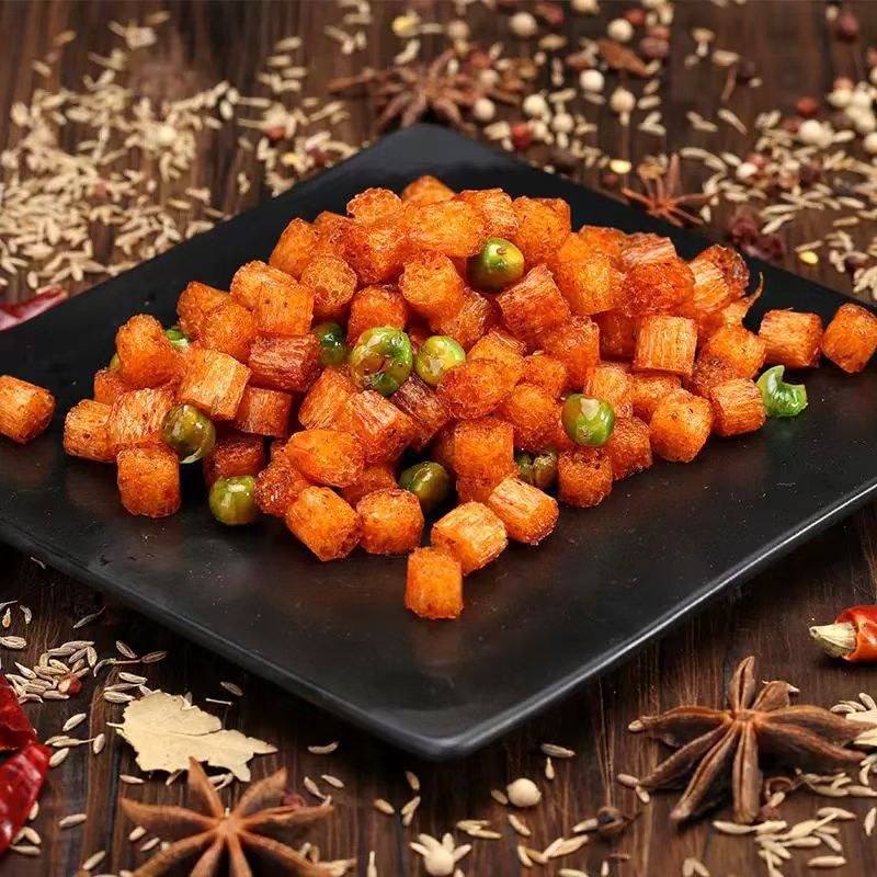 [Exclusively for Lightning Warehouse] Xiaopeng Foods Chive Pork Ribs Flavor Spicy Strips 18G/Bag Gluten Instant Snack with Plenty of Chewiness