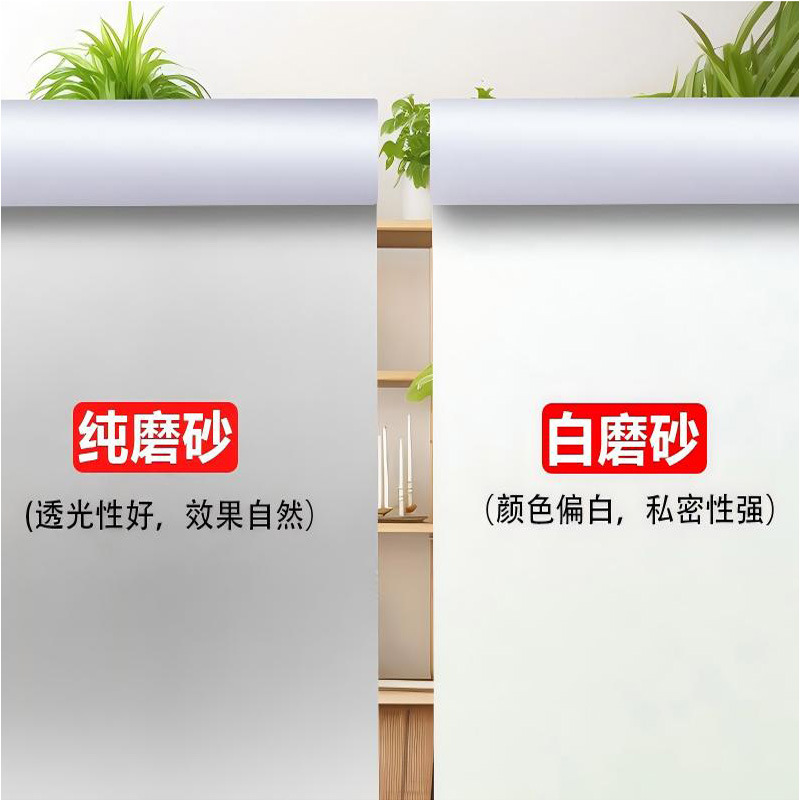 Оптовая электростатическая матовая пленка для окон, матовая полупрозрачная непрозрачная пленка