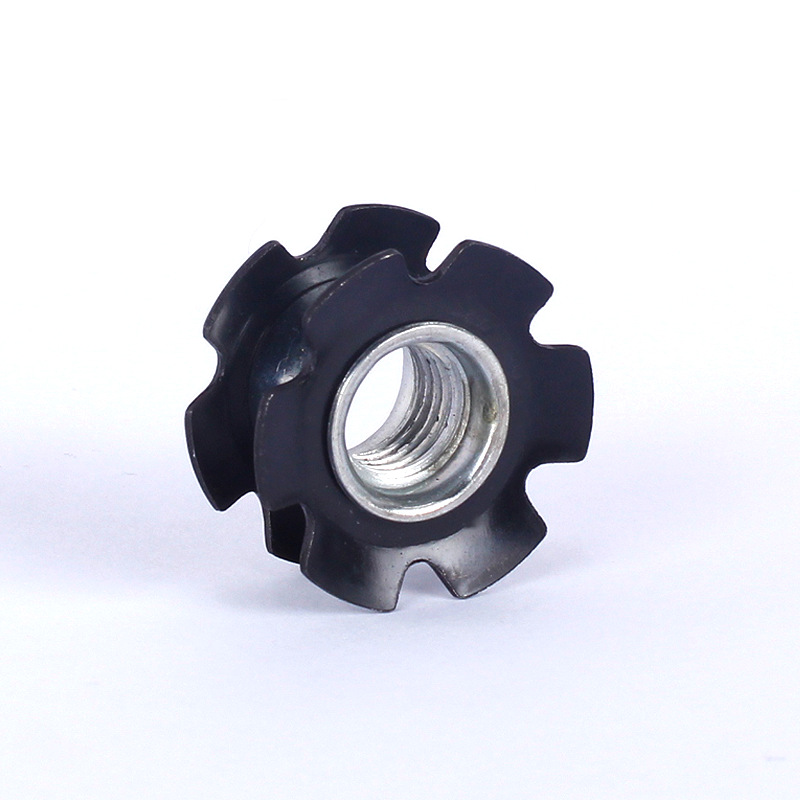 Earth slope car BMX inner oil pipe flower center front fork hanging center can be turned to the hollow flower center M10