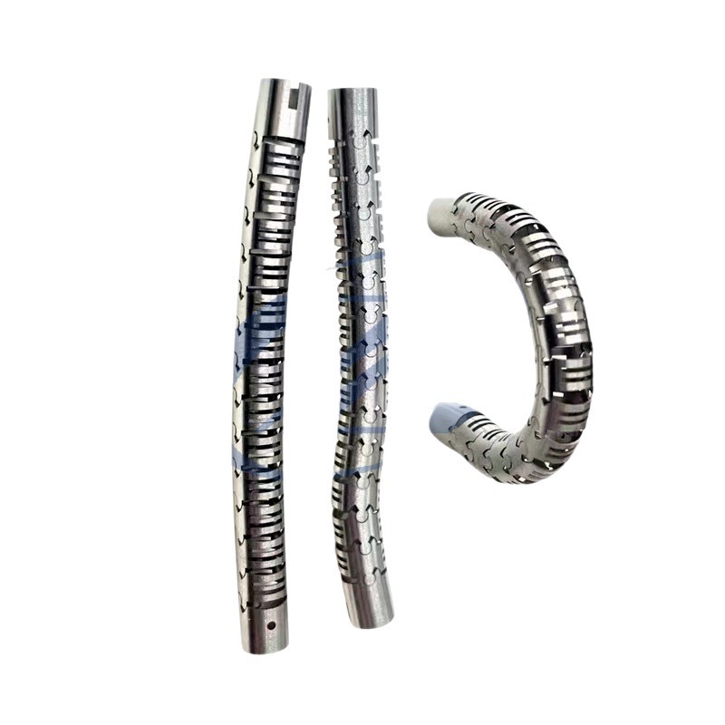 Stainless Steel Pipe Cutting Without Burrs Small Tolerance 304 Stainless Steel Round Pipe Three-Dimensional Laser Cutting and Drilling Processing