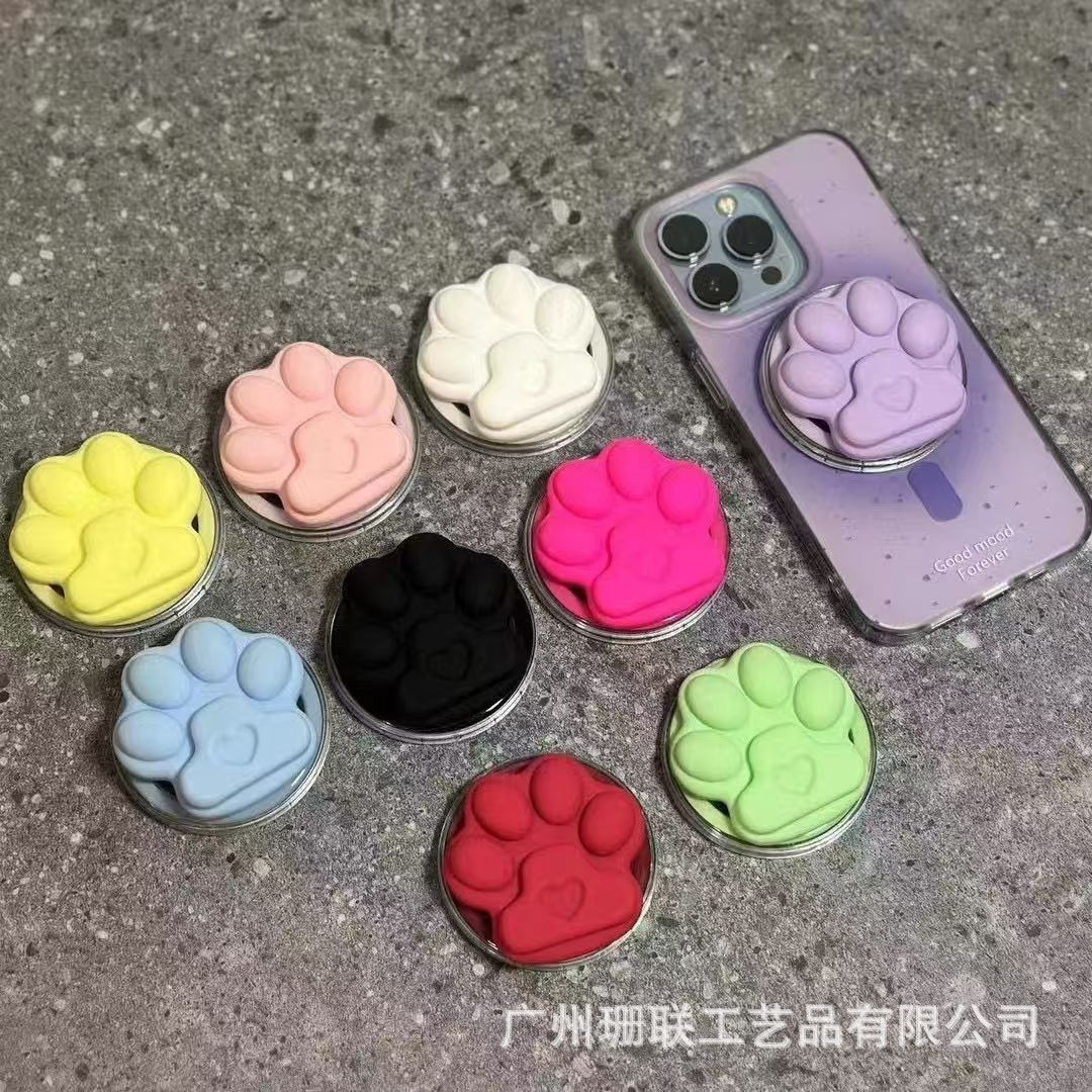 Pvc Soft Silicone Cartoon Cute Thick Cat Claws Big Cat Claws Home DIY Accessories Mobile Phone Jewelry Holder Jewelry