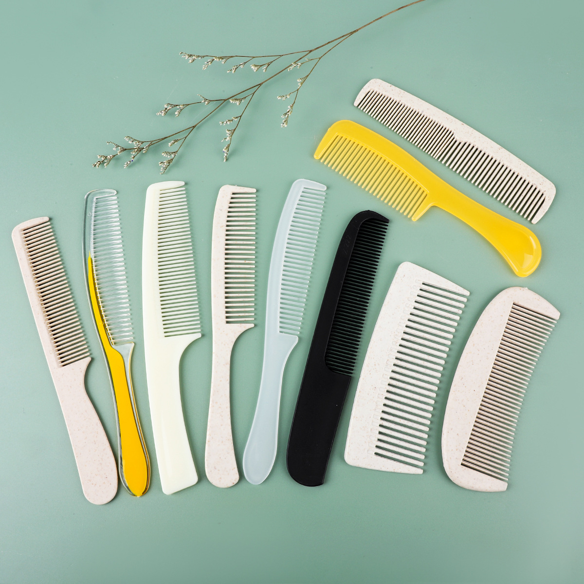 Disposable comb wholesale hotel hotel hospitality straw strip comb homestay travel portable disposable comb
