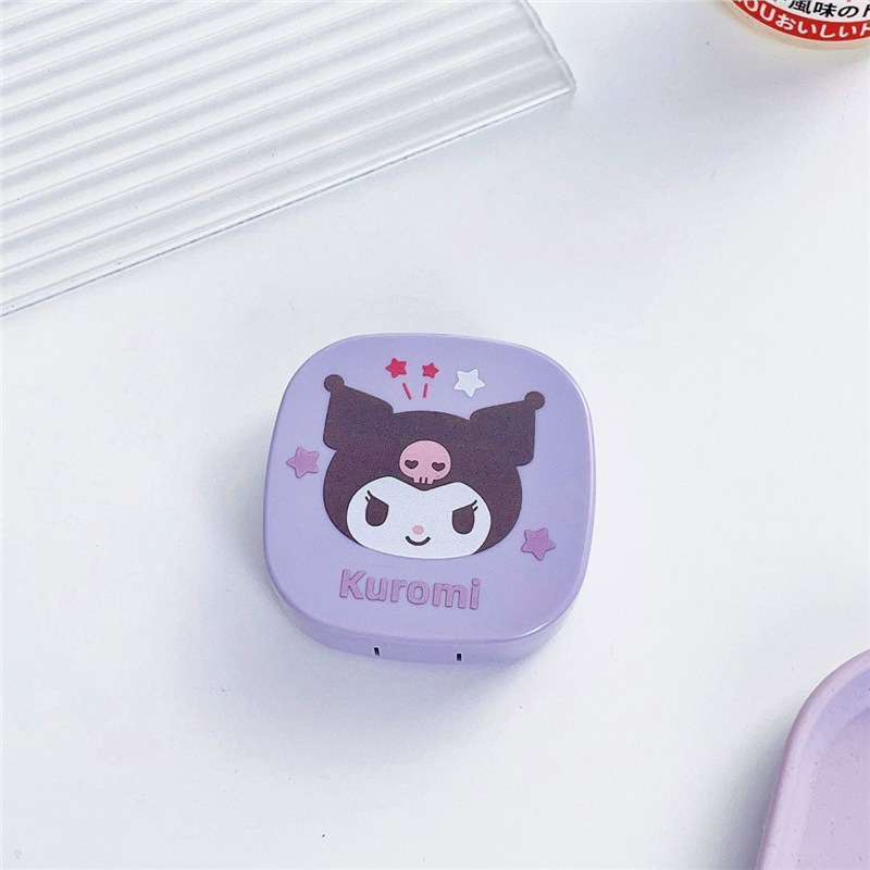 Cute Sanrio Pacha Dog Melody Contact Lens Box Contact Lens Companion Box Care Box Small and Casual Style
