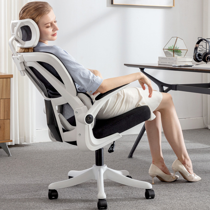 Computer Chair E-Sports Chair Home Office Chair Bedroom Backrest Comfortable Seat Desk Chair Student Learning Sedentary Chair
