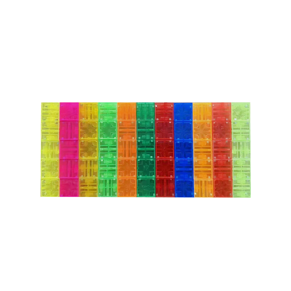Cross-Border Assembled Magnetic 2cm Square Building Blocks Kidsren's DIY Cube Building Blocks Geometric Magnetic Toys