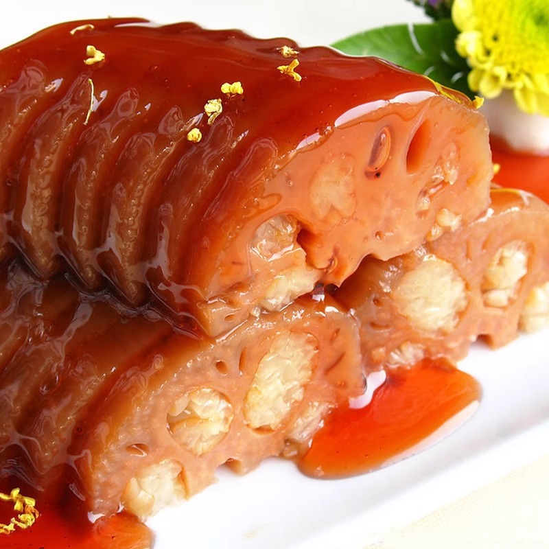 Osmanthus, Lotus Root, Honey and Lotus Root 400g, Special Semi-Finished Cold Dishes for Hotels, Restaurants and Catering, Cold Dishes for Banquets, Commercial Use