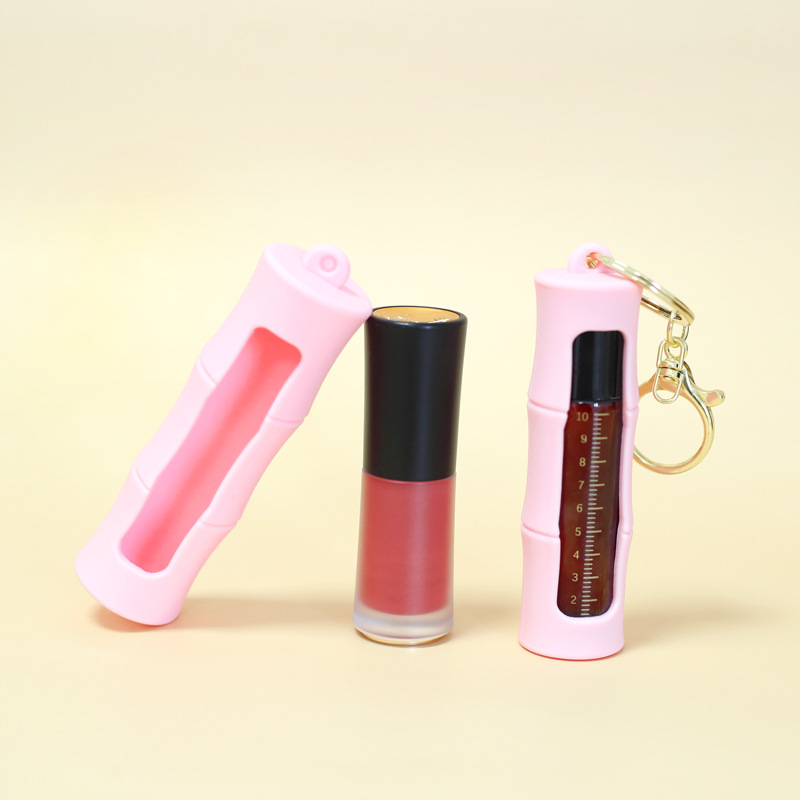 Cross-Border Silicone Lipstick Protective Cover Food Grade Silicone Portable Creative Shape Anti-Fall Essential Oil Bottle Lipstick Lipstick Cover