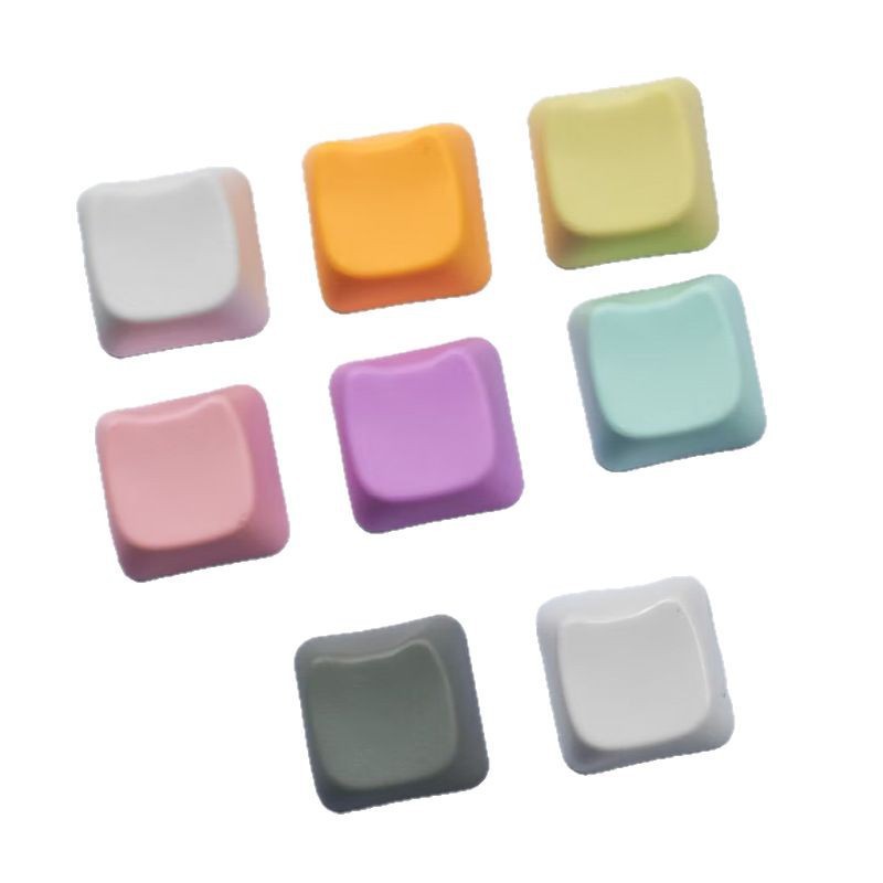 Cat head pbt material mx cross chrysanthemum frosted surface polished back mechanical keyboard multi-color personalized key cap
