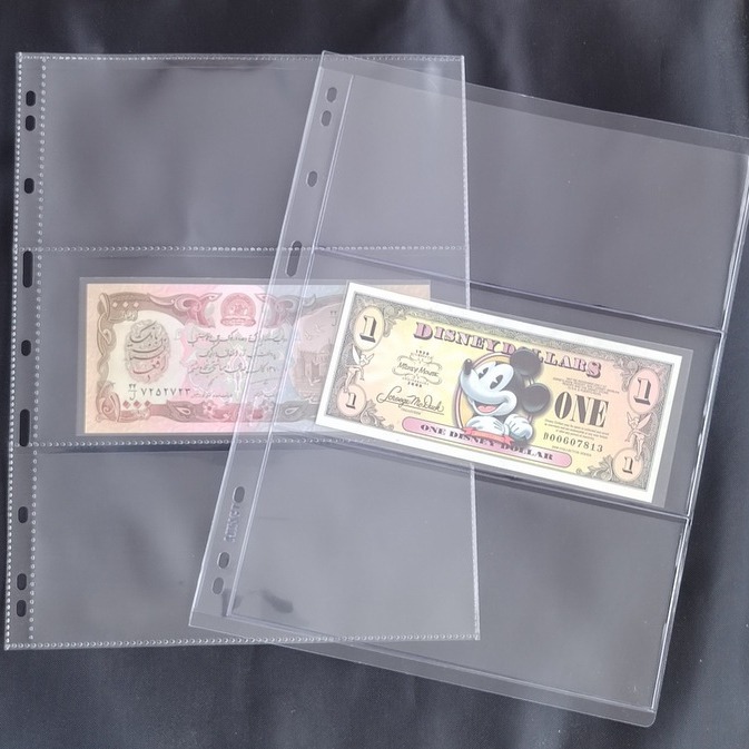Factory Direct Supply Universal 9-Hole Coin Booklet Loose-Leaf 280*215mm Nine-Hole Neutral Export Model