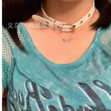 Харудзюка Хюна Янг Ми Европейский и Американский Панк Удобный Плоский Пряжка Ремень Чокер Ошейник Шейный Цепочка