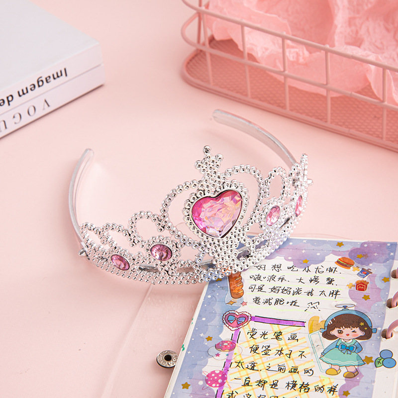 Factory spot Europe and the United States hot selling children's headdress Crown magic wand set girls headband princess hair accessories crown
