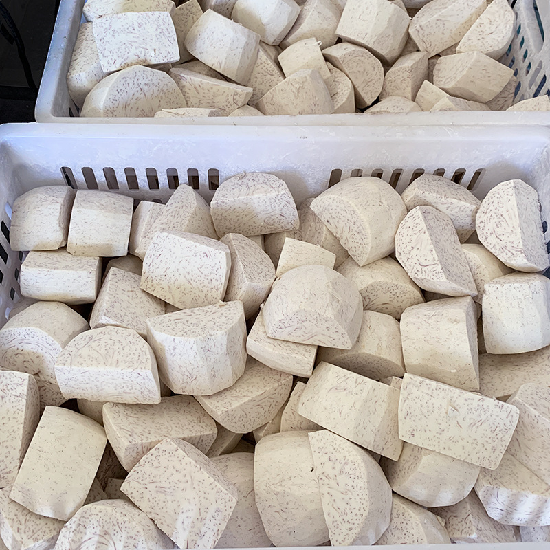 Lipu Taro Quick-Frozen Taro Cubes Taro Meat Lipu Fragrant Taro Peeled Taro Dessert Milk Tea Shop Taro Wholesale