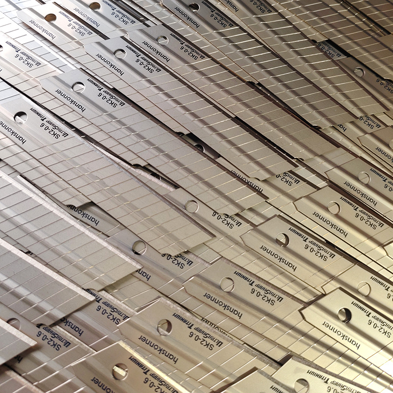 Blade Pad Printing Processing Metal Laser Marking Plastic Screen Printing Pp Pc Ps Abs Tpr Eva Uv Printing