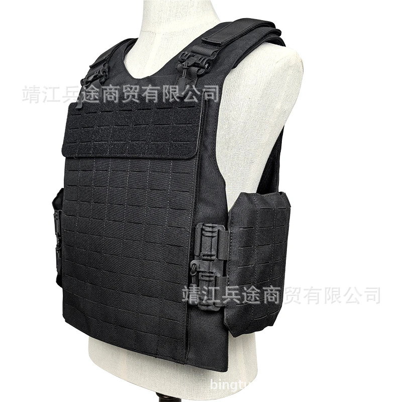 Laser Quick Release Black Tactical Vest Cs Quick Release Atma Vest Duty Duty Molle Bulletproof and Stab Protection
