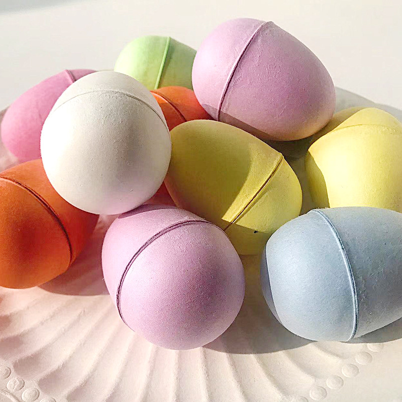5.4cm Biodegradable Easter Halloween Christmas Paper Pulp DIY Kidsren's Paper Pulp Eggs Fsc Certified Manufacturer