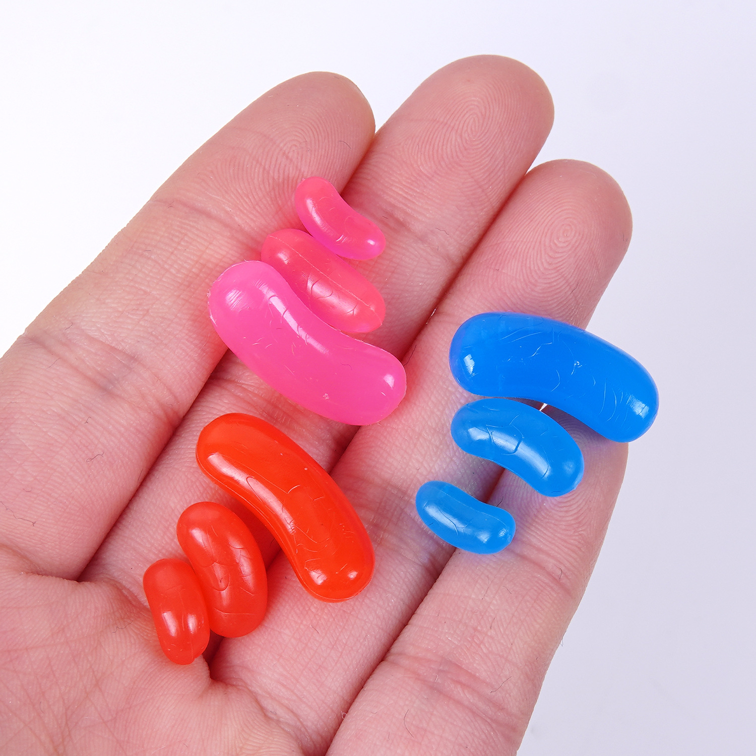 Simulated Gummy Candy Rainbow Candy Model Pvc Food Toy Dessert House Candy Bean Decoration Ornaments Simulated Food Accessories