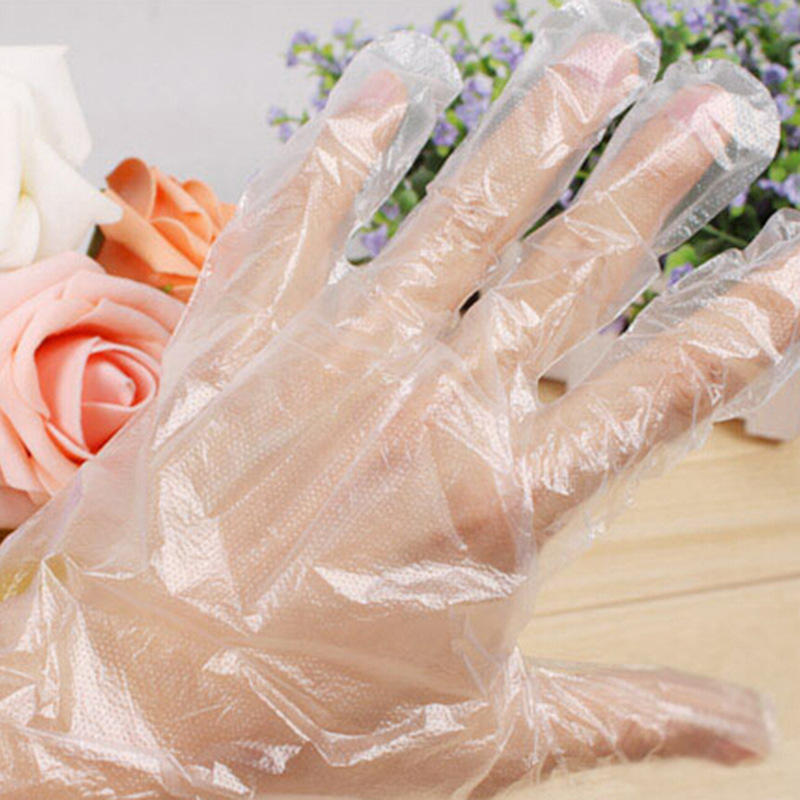 Household Disposable Gloves Individually Packaged Small Package Plastic Transparent Housekeeping Cleaning Gloves Kitchen Dishwashing Transparent Gloves