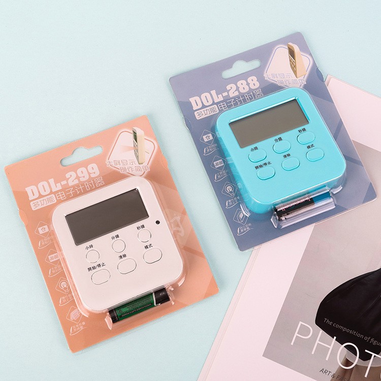 New Silent Multi-Function Timer, Fashionable Digital Timer, Student Alarm Clock, Learning Time Manager