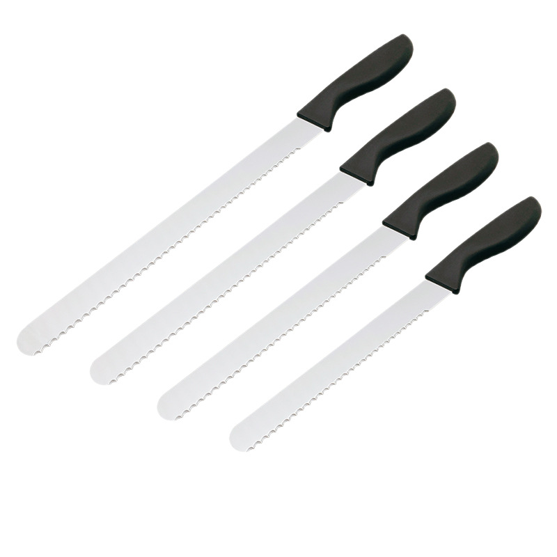 Stainless Steel Bread Knife Serrated Knife Baking Bread Cake Slicing Sandwich Toast Cutting Knife Household Knife