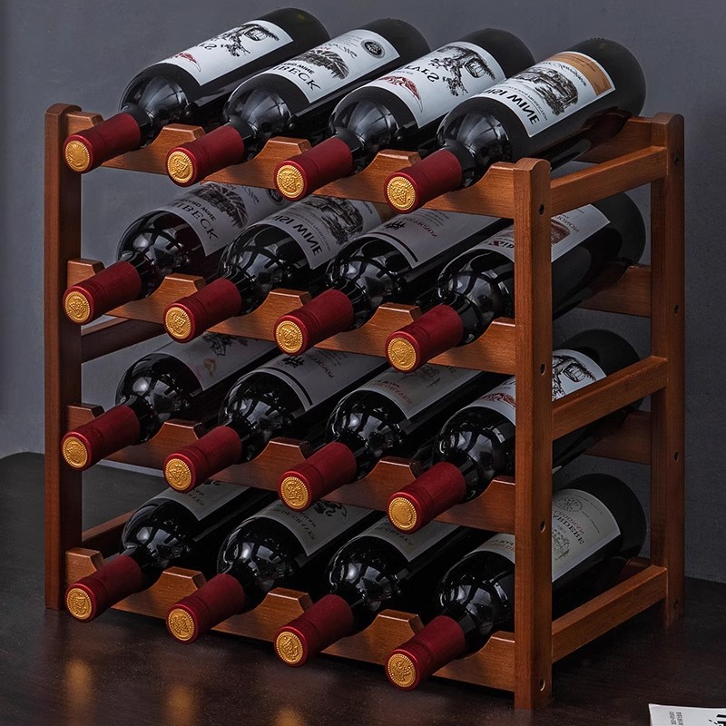 Red Wine Rack Ornaments Wine Tray Wine Bottle Rack Restaurant Home Desktop Wine Cabinet Display Rack Simple Wine Rack Cabinet