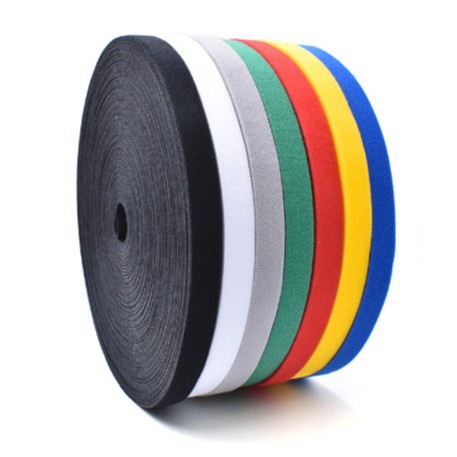 Manufacturer's Hot-Selling Supply of Double-Sided Cable Management Straps That Can Be Bundled Repeatedly with Back-To-Back Velcro Straps Available in Multiple Colors