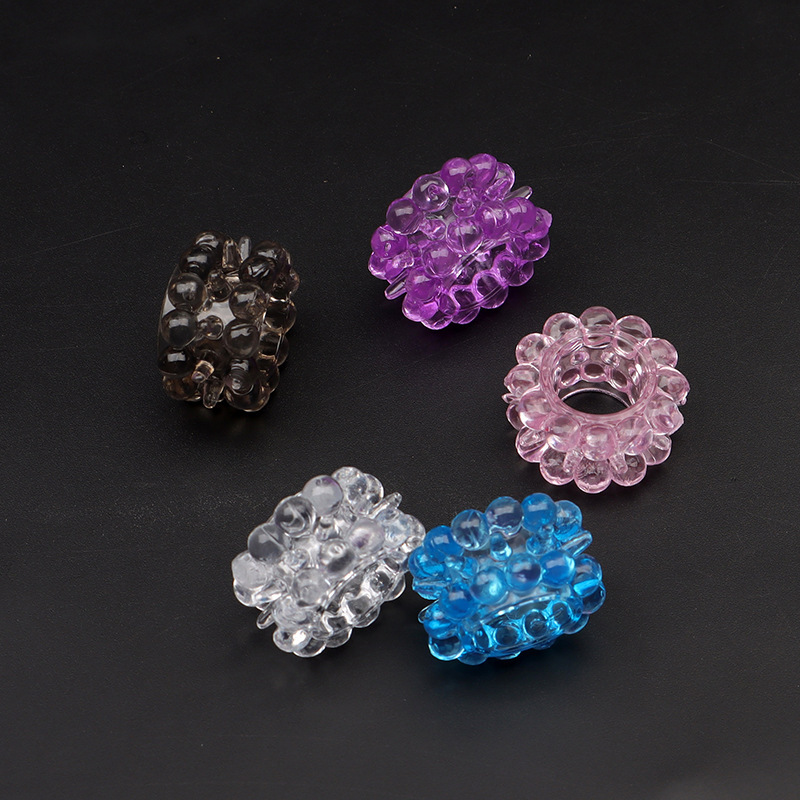 Одноразовое кольцо для пениса с блокировкой семени и крупными частицами, игрушка для взрослых