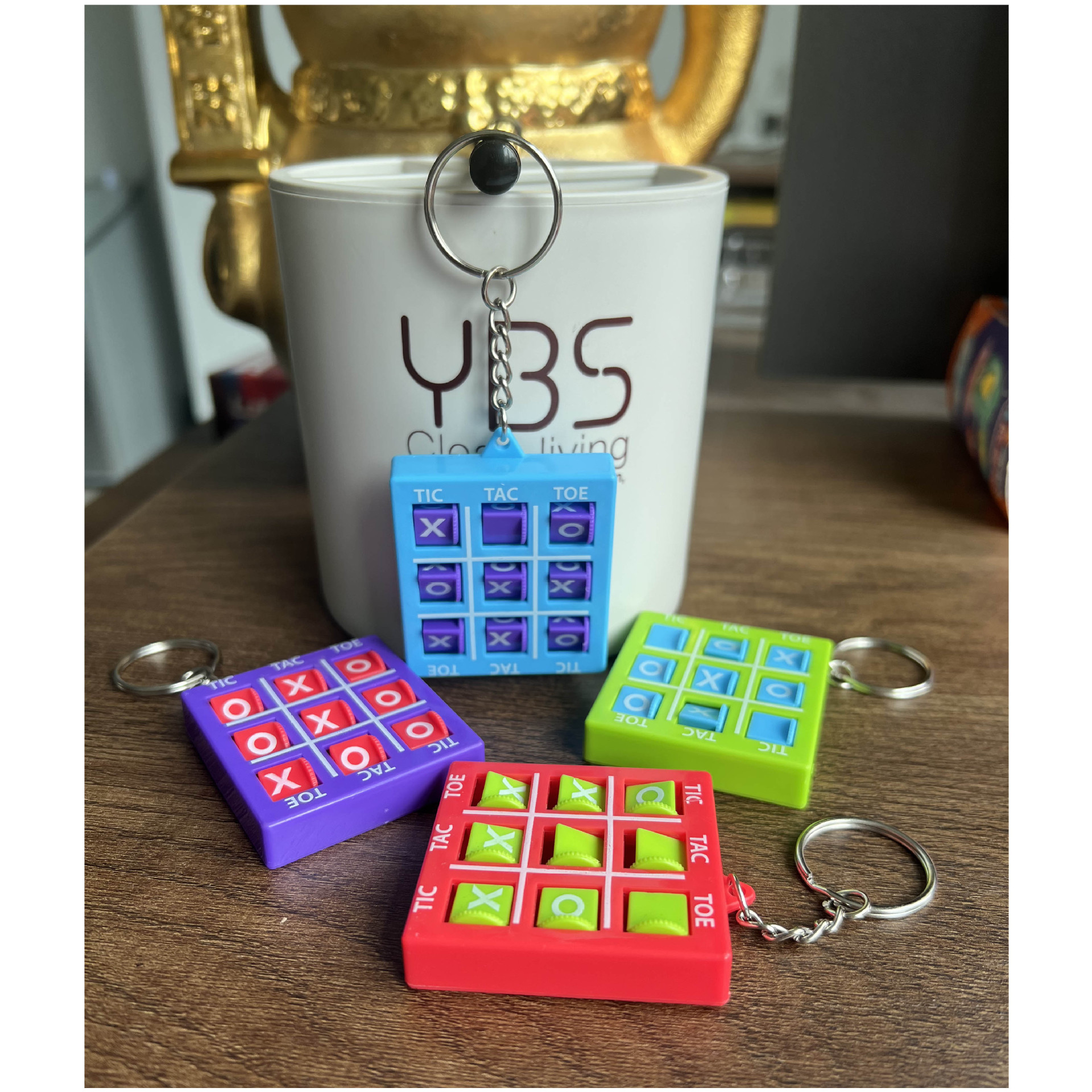 Трехсторонние шахматы XO, игра в крестики-нолики, вращающаяся игра, брелок оптом, маленькие подарки