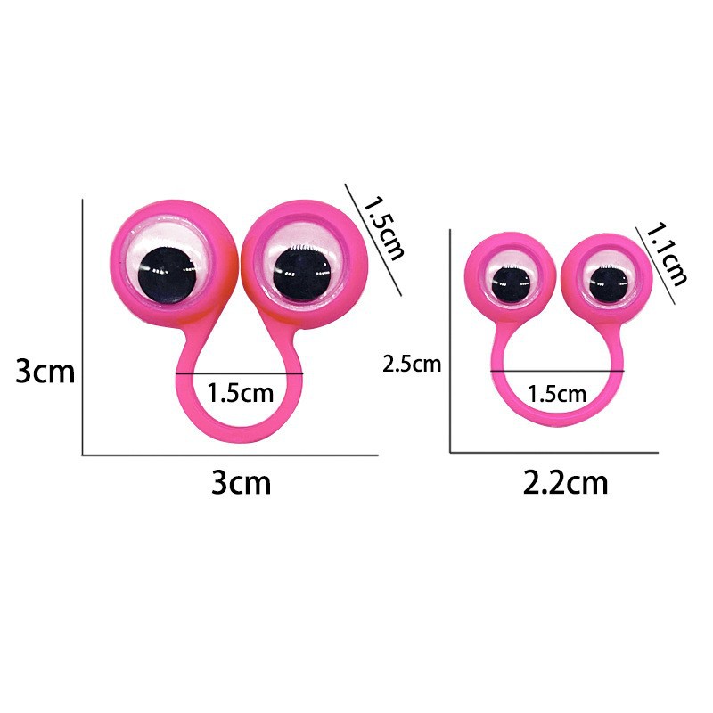 Cross-border Hot Finger Activity Eye Ring Halloween Party Funny Finger Eye Small Toy Accessories
