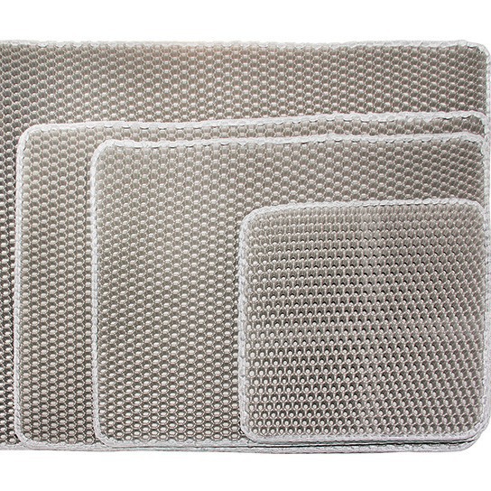 Double-layer Thickened EVA Cat Litter Mat Washable Anti-take-out Anti-splash Cat Rubbing Foot Mat Cat Litter Basin Cat Supplies