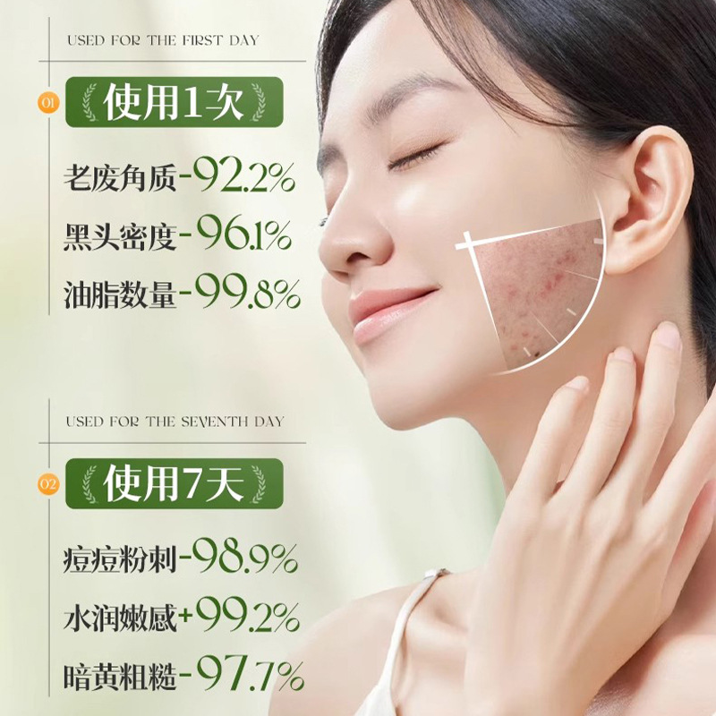 Qingling 500g Aloe Vera Exfoliating Facial Cleansing Pore Facial Gel for Men and Women, Whole Body Rub Mud Treasure to Remove Dead Skin