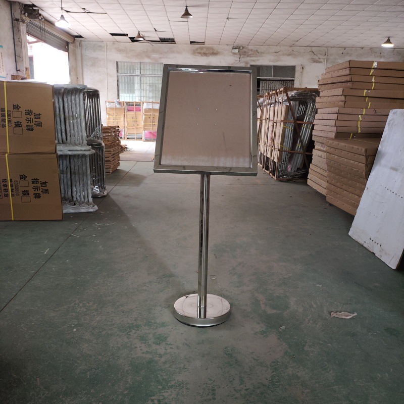 Stainless steel hotel sign water sign vertical billboard sign theater poster display