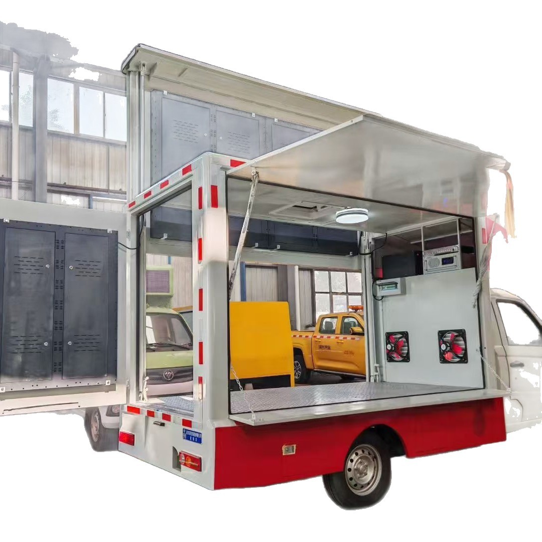 Snack Cart, Ice Cream Stall Cart, White Karry Rear Double-Wheel Sales Cart, Mobile Sales Cart, Professional Sales Cart