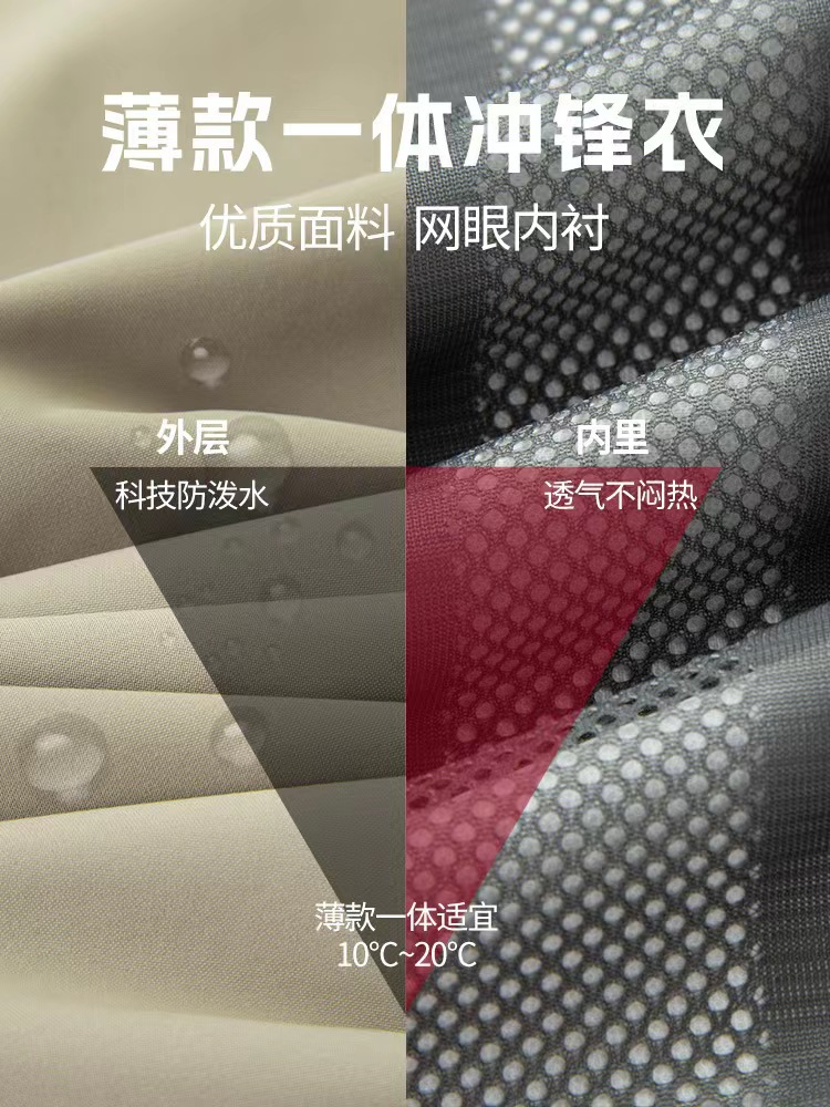 Autumn and Winter Windbreaker Jacket Custom-Made Jacket Workwear Custom-Made Express Workwear Mountaineering Clothing Printed Logo Jacket Wholesale