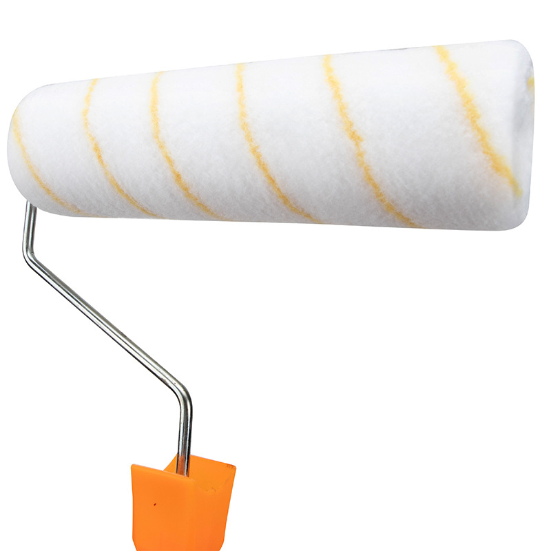 Kraftwell Silky Roller Brush, Dense Plush, Long Handle, Latex Paint Wall Painting Tool