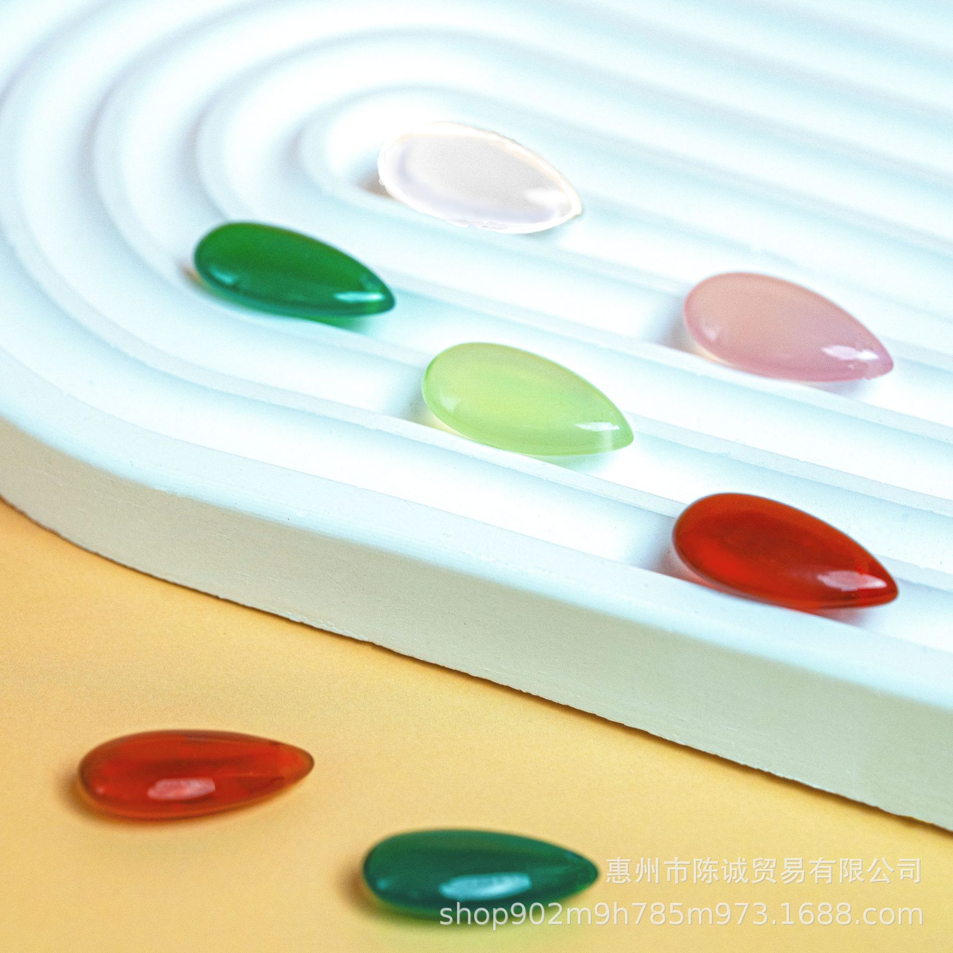 Natural Water Drop Agate Antique Earrings Pendant Handmade DIY Jewelry Accessories Agate Loose Beads Semi-Finished Products Wholesale