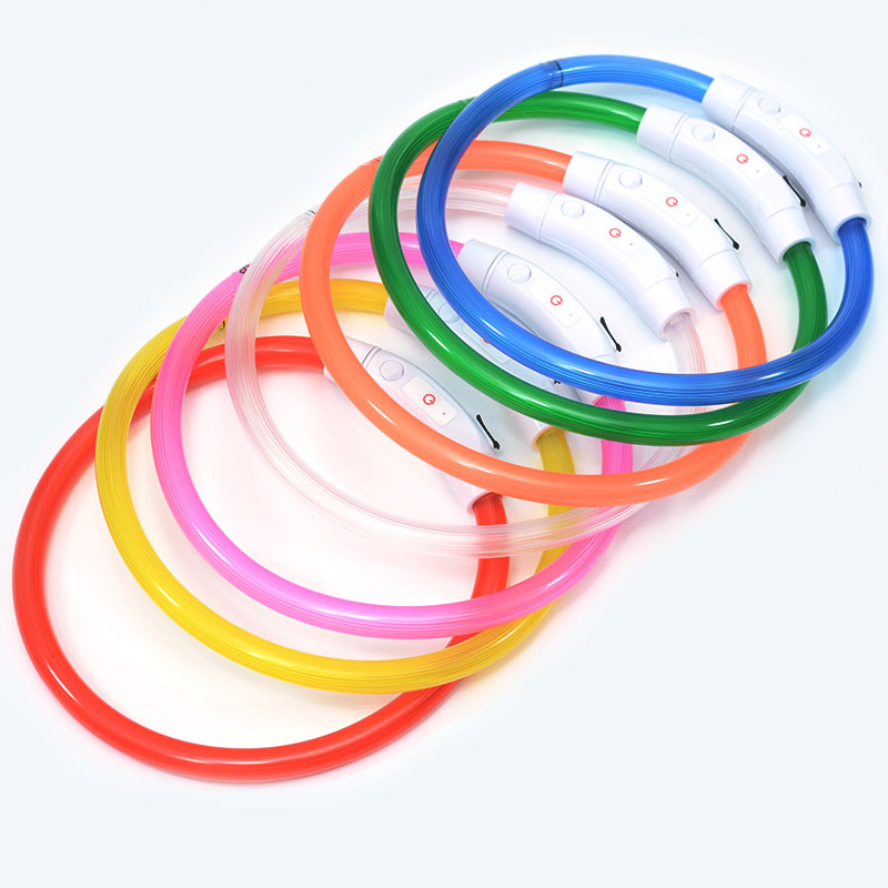 Luminous Collar Pet Collar Dog Collar USB-Type-C Charging LED Luminous Collar Dog Luminous Collar