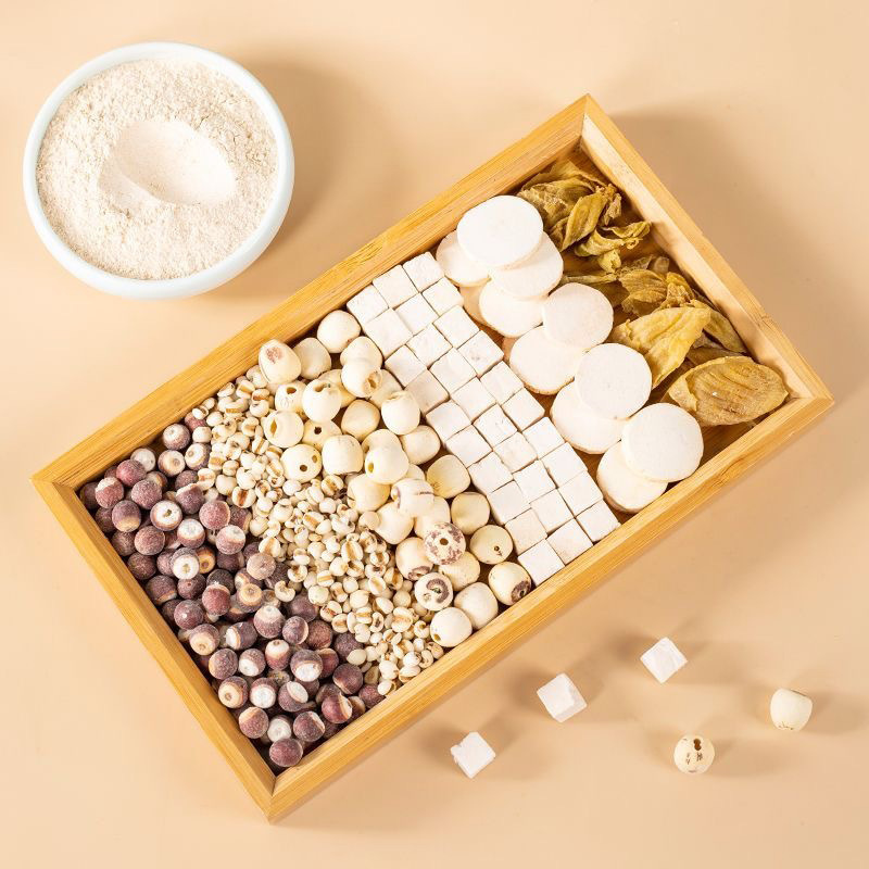 Five-Grain Powder Meal Replacement Powder with Fried Bran, Yam, Coix Seed, Lotus Seed Powder, Whole Grain Powder, Nutritional Meal Replacement Powder, Breakfast Powder, in Stock