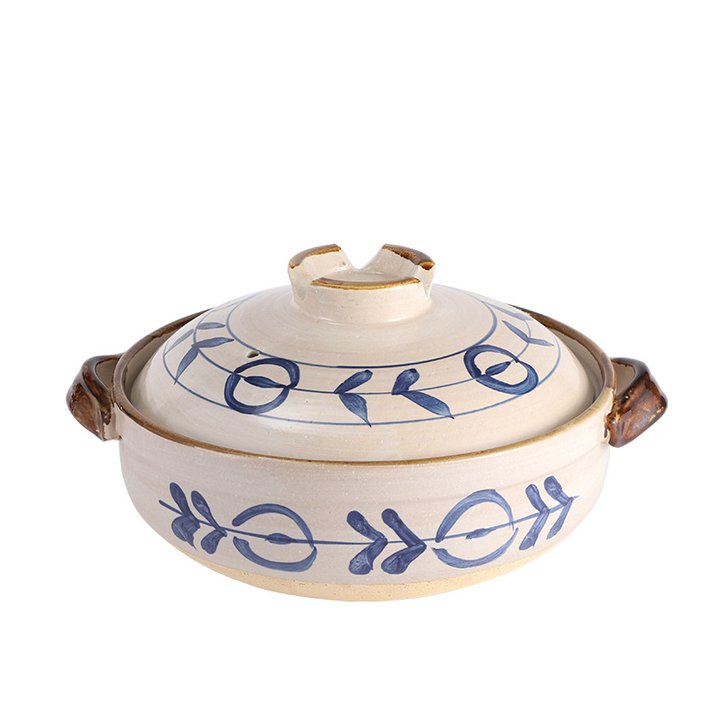 Pot art Japanese clay stew pot deep pot household commercial pot small stew pot soup pot casserole factory wholesale