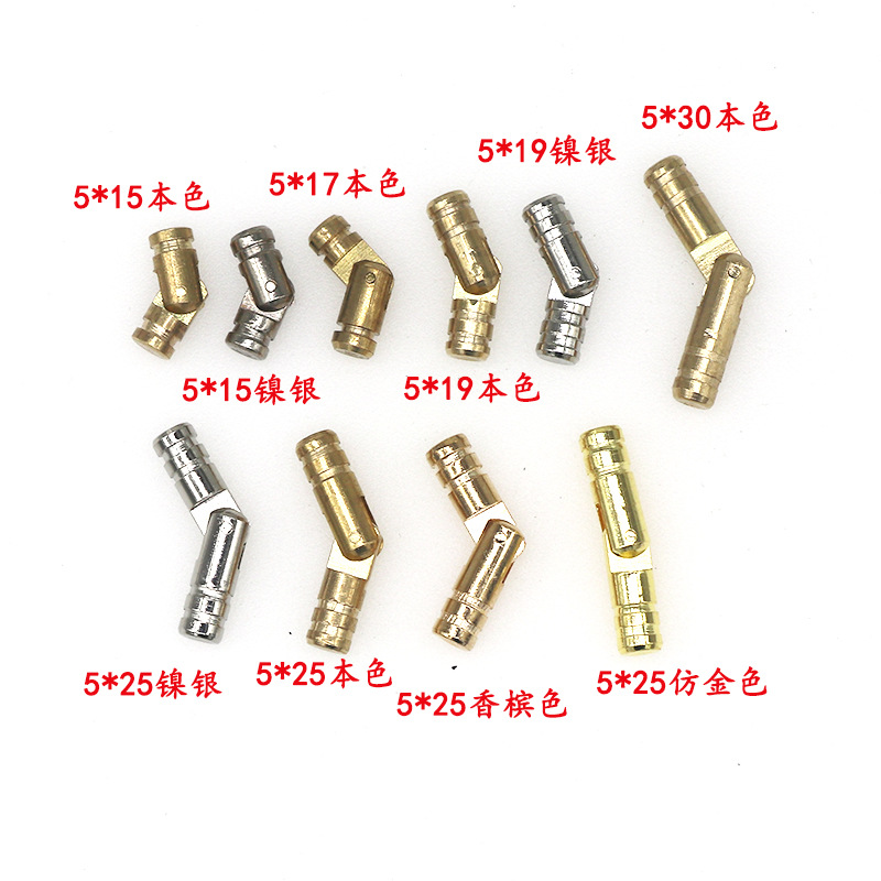 Cylindrical Hinge One Hinge Copper Hidden Hinge Copper Hinge Zinc Alloy Cylindrical Hinge Brass Hinge