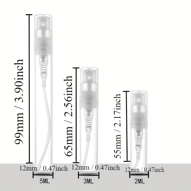 Cross Border Plastic Perfume Bottle Perfume Pen Sub-packaging Container Spray Plastic Small Bottle Perfume Sample Bottle Mini Perfume