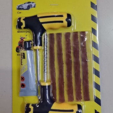 Car emergency tool tire repair tool set vacuum tire puncture repair tire repair rubber strip motorcycle tire repair
