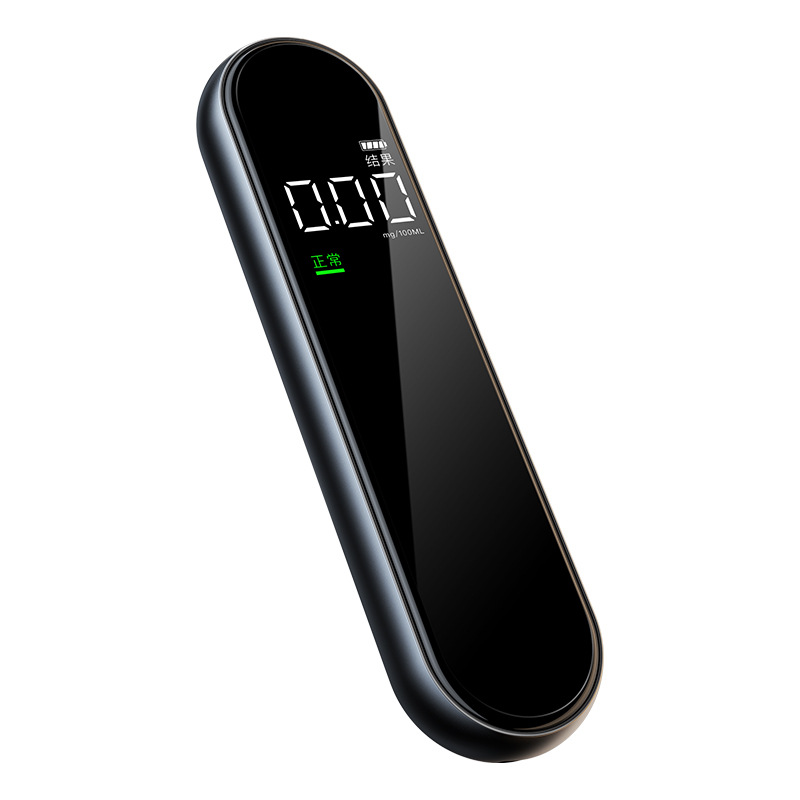 Alcohol Tester, Exhaust Detector, Voice Version, High-Grade Alloy, High-Precision Drunk Air Check, English Cross-Border